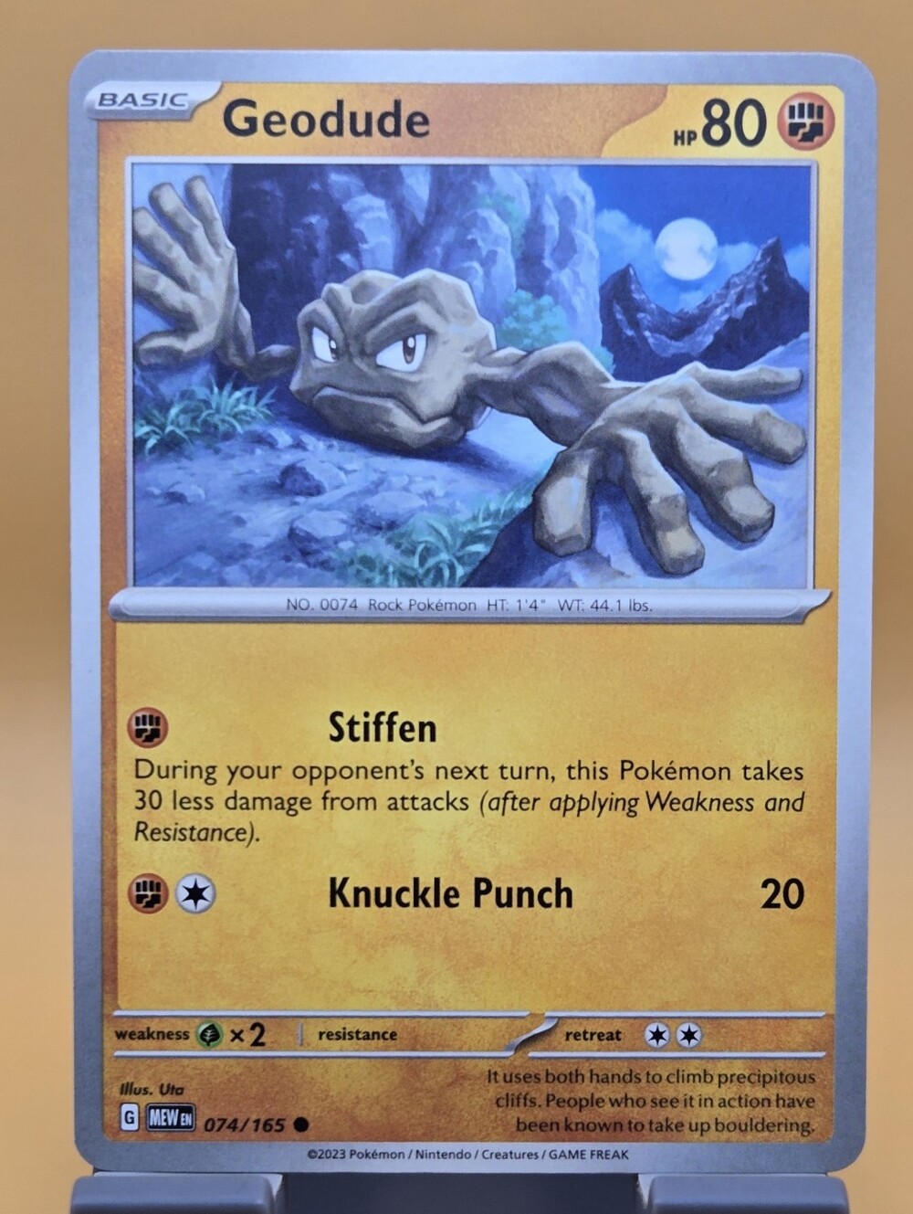 Geodude - SV: Scarlet & Violet 151 074/165
